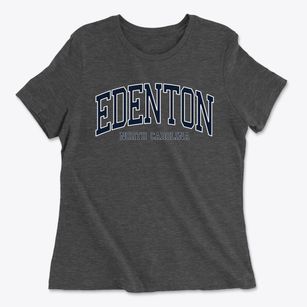 Edenton North Carolina Traditional Women's Cotton T-Shirt