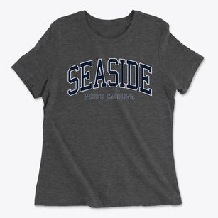 Seaside North Carolina Traditional Women's Cotton T-Shirt