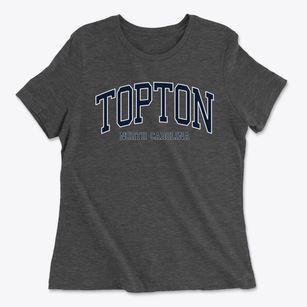 Topton North Carolina Traditional Women's Cotton T-Shirt
