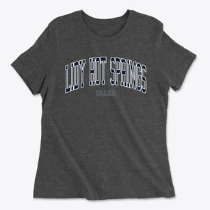 Lidy Hot Springs Idaho Traditional Women's Cotton T-Shirt