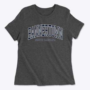Bannertown North Carolina Traditional Women's Cotton T-Shirt