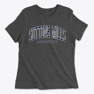 Suttons Mills Massachusetts Traditional Women's Cotton T-Shirt
