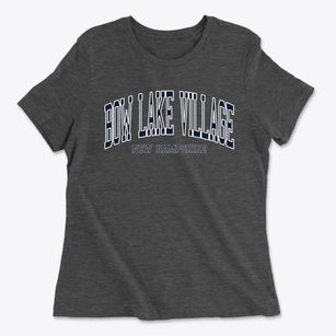 Bow Lake Village New Hampshire Traditional Women's Cotton T-Shirt
