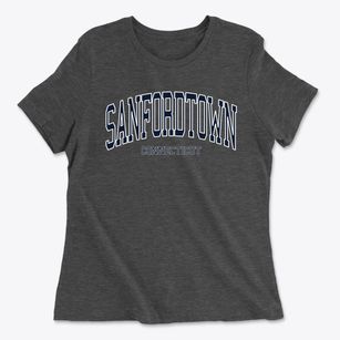Sanfordtown Connecticut Traditional Women's Cotton T-Shirt