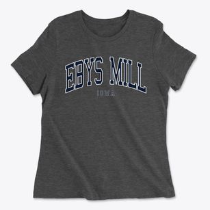 Ebys Mill Iowa Traditional Women's Cotton T-Shirt