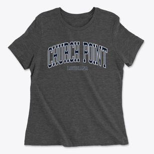 Church Point Louisiana Traditional Women's Cotton T-Shirt