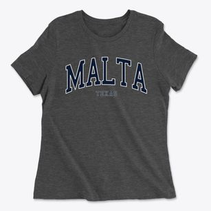 Malta Texas Traditional Women's Cotton T-Shirt