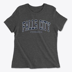Falls City Nebraska Traditional Women's Cotton T-Shirt