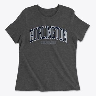 Burlington Colorado Traditional Women's Cotton T-Shirt
