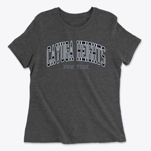 Cayuga Heights New York Traditional Women's Cotton T-Shirt