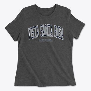 Vista Santa Rosa California Traditional Women's Cotton T-Shirt