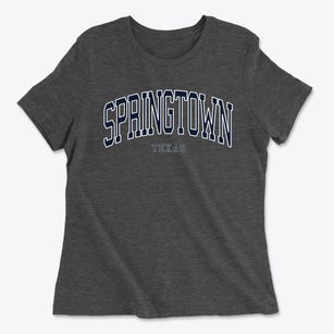 Springtown Texas Traditional Women's Cotton T-Shirt