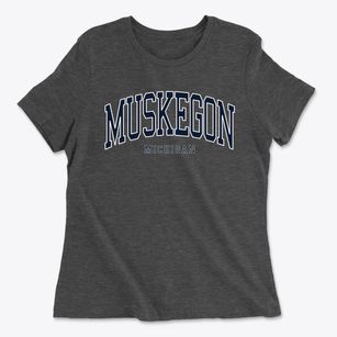 Muskegon Michigan Traditional Women's Cotton T-Shirt