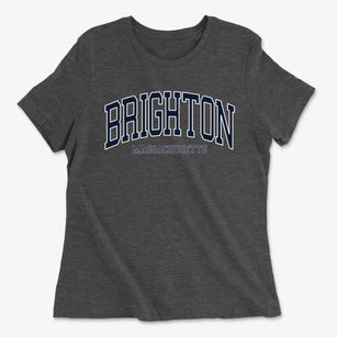 Brighton Massachusetts Traditional Women's Cotton T-Shirt