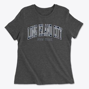 Long Island City New York Traditional Women's Cotton T-Shirt
