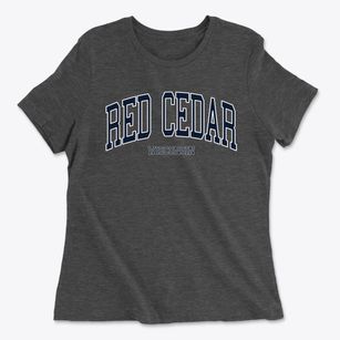 Red Cedar Wisconsin Traditional Women's Cotton T-Shirt