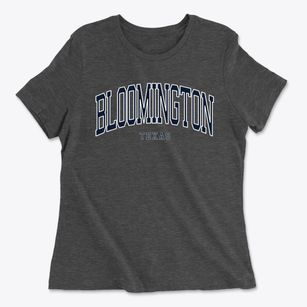 Bloomington Texas Traditional Women's Cotton T-Shirt