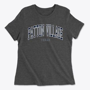 Patton Village Texas Traditional Women's Cotton T-Shirt