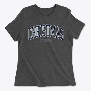 Christmas Florida Traditional Women's Cotton T-Shirt