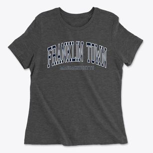 Franklin Town Massachusetts Traditional Women's Cotton T-Shirt