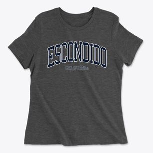 Escondido California Traditional Women's Cotton T-Shirt