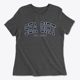 Sea Girt New Jersey Traditional Women's Cotton T-Shirt