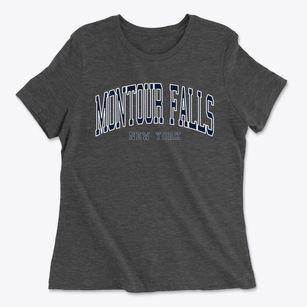 Montour Falls New York Traditional Women's Cotton T-Shirt