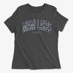 Miami Lakes Florida Traditional Women's Cotton T-Shirt