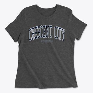 Crescent City Florida Traditional Women's Cotton T-Shirt