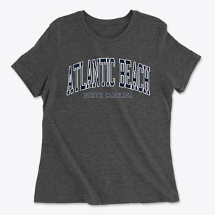 Atlantic Beach North Carolina Traditional Women's Cotton T-Shirt