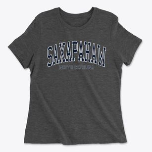 Saxapahaw North Carolina Traditional Women's Cotton T-Shirt