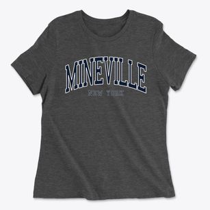 Mineville New York Traditional Women's Cotton T-Shirt