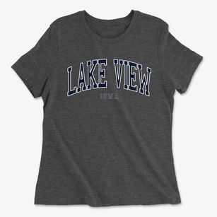 Lake View Iowa Traditional Women's Cotton T-Shirt