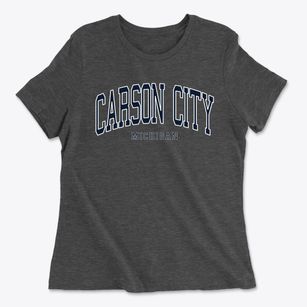 Carson City Michigan Traditional Women's Cotton T-Shirt