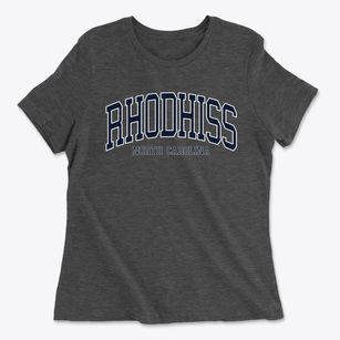 Rhodhiss North Carolina Traditional Women's Cotton T-Shirt