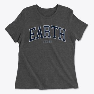 Earth Texas Traditional Women's Cotton T-Shirt