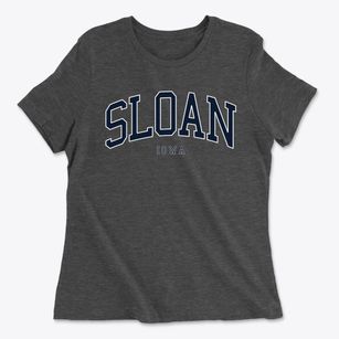 Sloan Iowa Traditional Women's Cotton T-Shirt