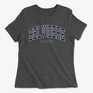 Belvidere Illinois Traditional Women's Cotton T-Shirt