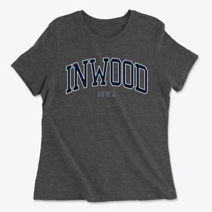 Inwood Iowa Traditional Women's Cotton T-Shirt