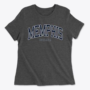 Memphis Indiana Traditional Women's Cotton T-Shirt
