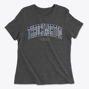 Throckmorton Texas Traditional Women's Cotton T-Shirt