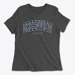 Greenview Illinois Traditional Women's Cotton T-Shirt