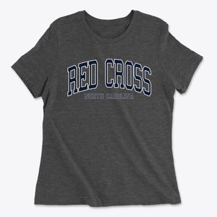 Red Cross North Carolina Traditional Women's Cotton T-Shirt