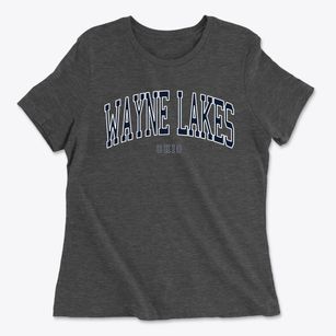 Wayne Lakes Ohio Traditional Women's Cotton T-Shirt