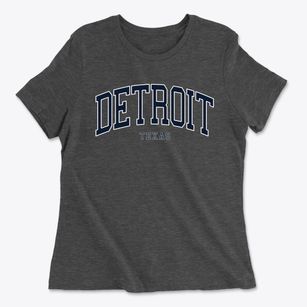 Detroit Texas Traditional Women's Cotton T-Shirt