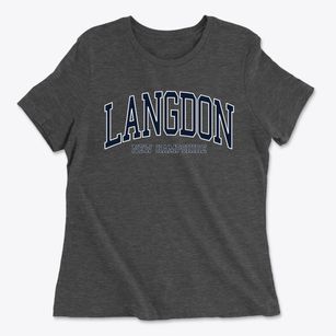 Langdon New Hampshire Traditional Women's Cotton T-Shirt