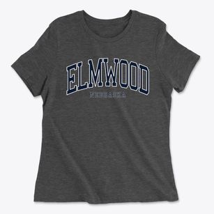 Elmwood Nebraska Traditional Women's Cotton T-Shirt
