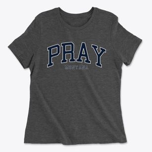 Pray Montana Traditional Women's Cotton T-Shirt