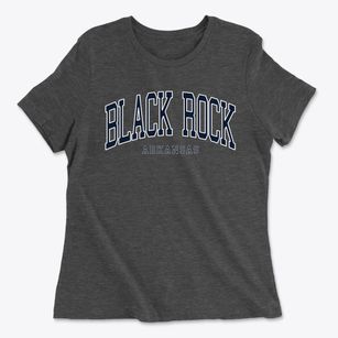 Black Rock Arkansas Traditional Women's Cotton T-Shirt