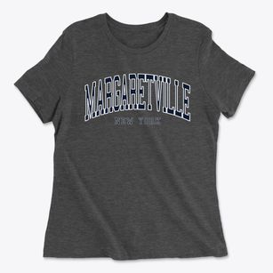 Margaretville New York Traditional Women's Cotton T-Shirt